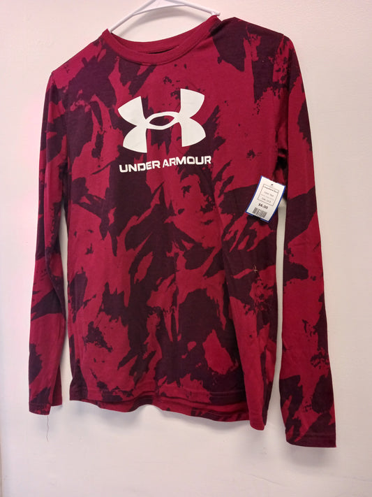 Red Under Armour Longsleeve Shirt, 10 B