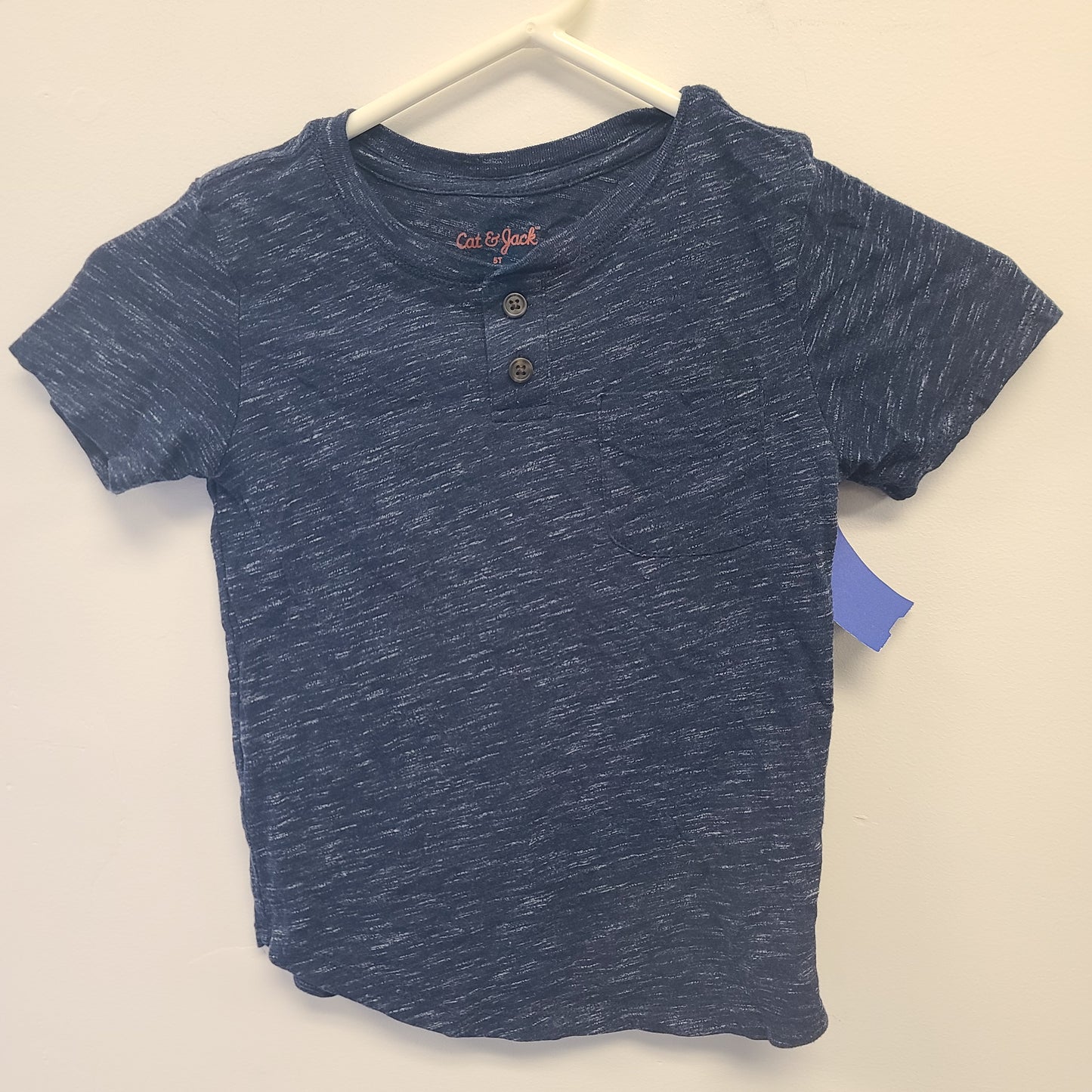 blue Cat & Jack t shirt, 5T B