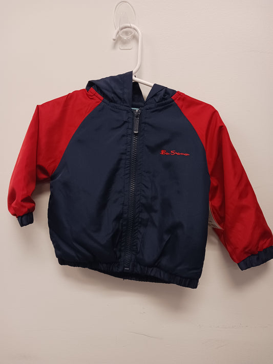 Red/Navy Ben Sherman Spring Jacket, 12M B