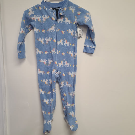 Blue Unicorn Joe Boxer Sleeper, 2T G