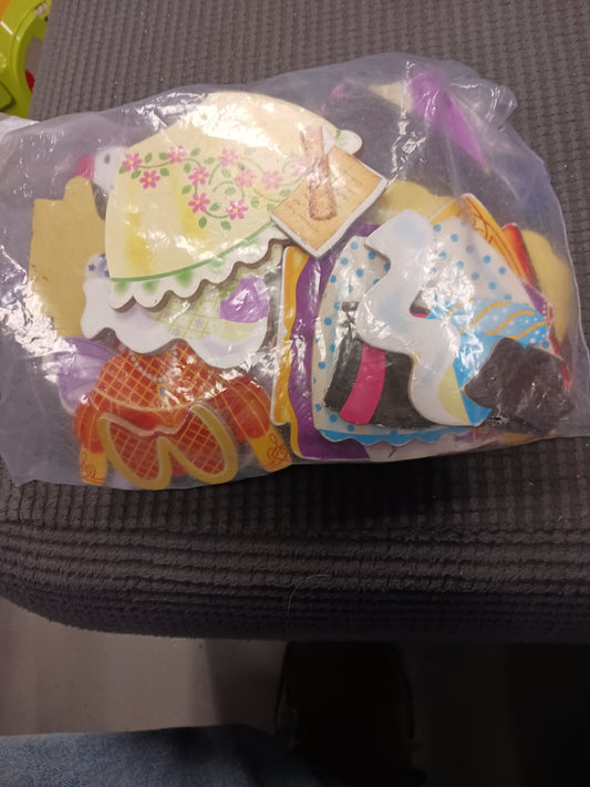 Wooden Magnetic Doll with Clothes