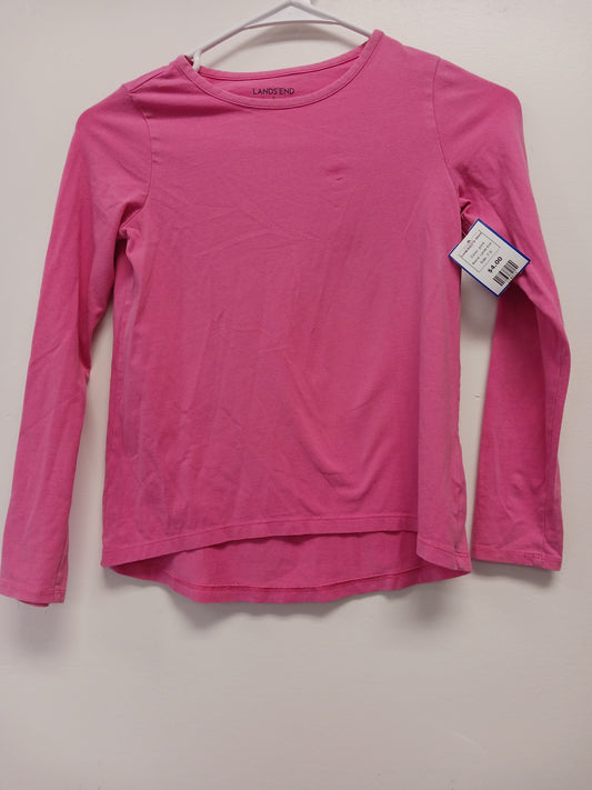pink Lands End Long Sleeve Shirt, 7 G