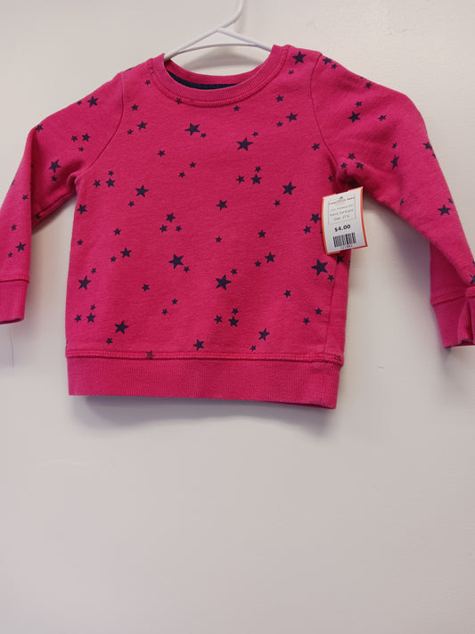 Pink/Navy Star Cat & Jack Longsleeve Shirt, 3T G
