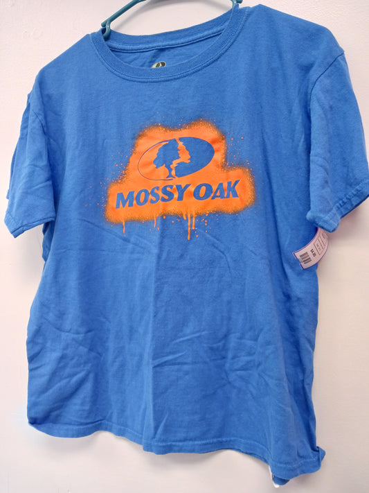 Blue/Orange Mossy Oak Shirt, 14 B
