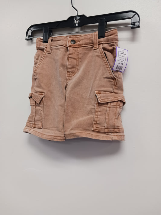brown Cat & Jack Cargo Shorts, 4T B