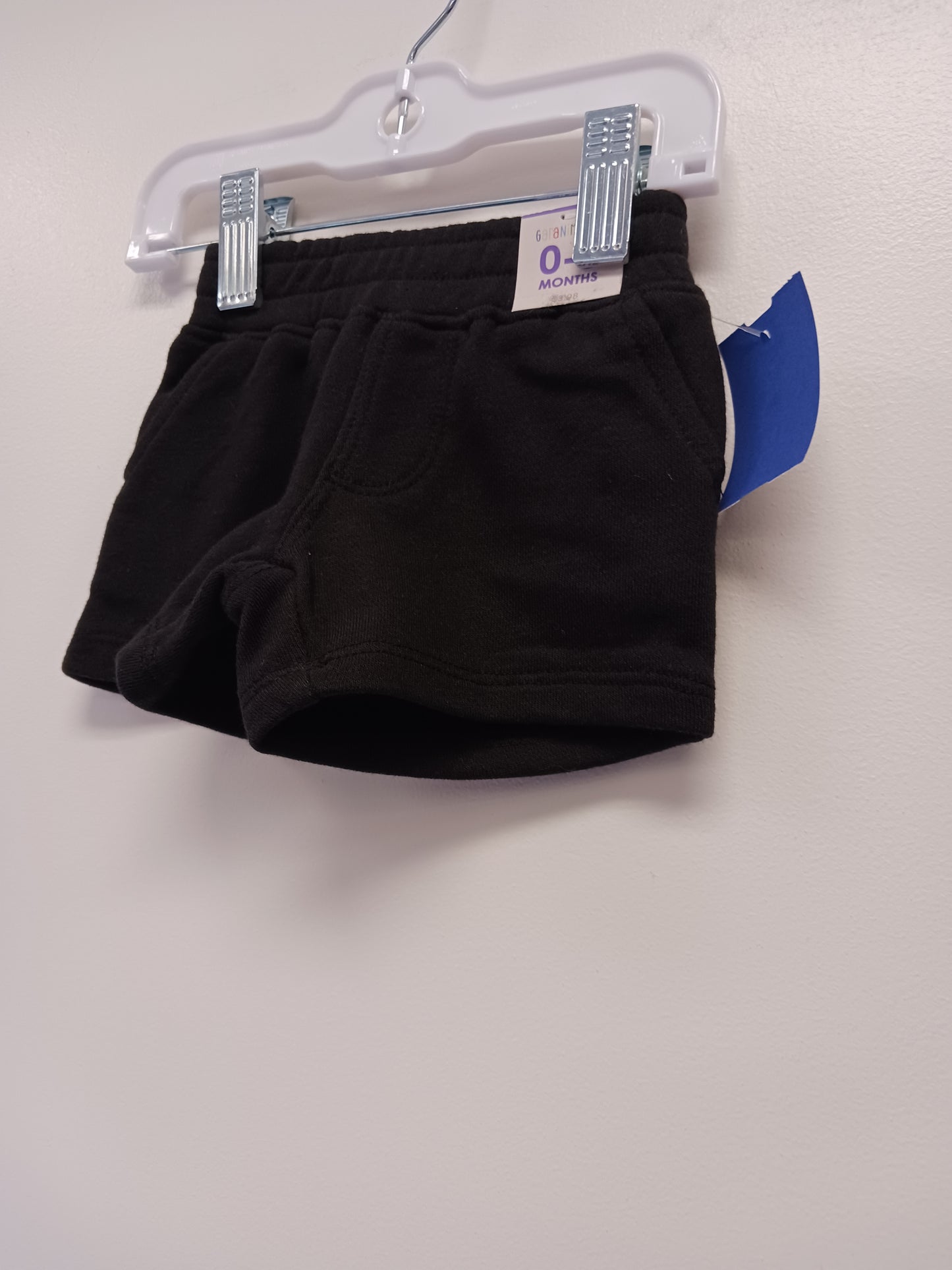 Black Garanimals Shorts, NB B