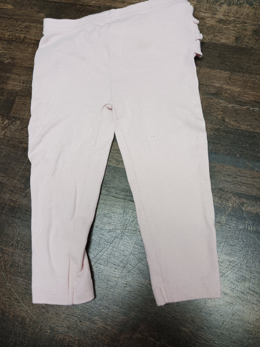 Pink Carters Leggings, 12M G