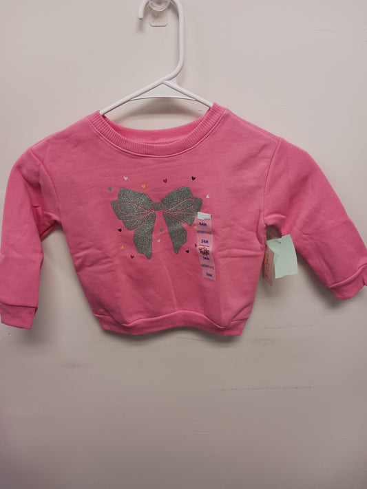 Pink Garanimals Bow Sweatshirt, 2T G
