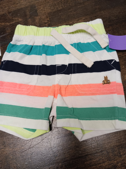 Colorful Striped Gap Shorts, 6M B