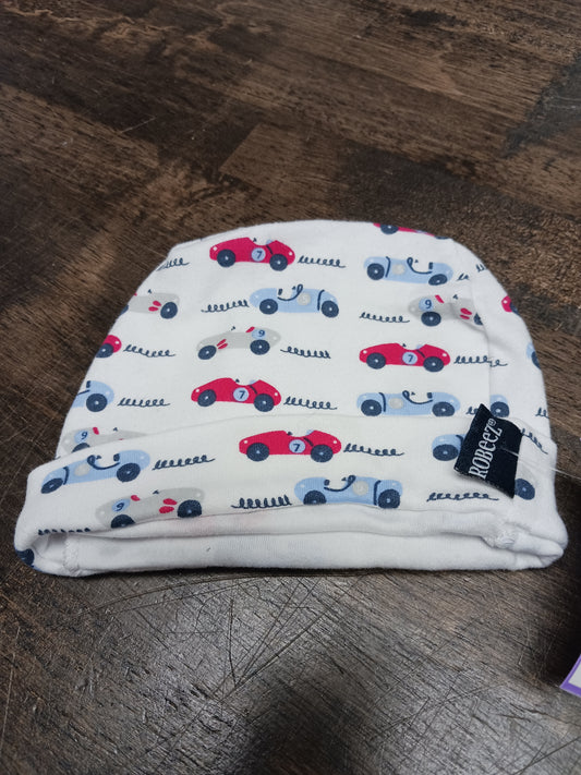White Car Robeez Hat, NB B