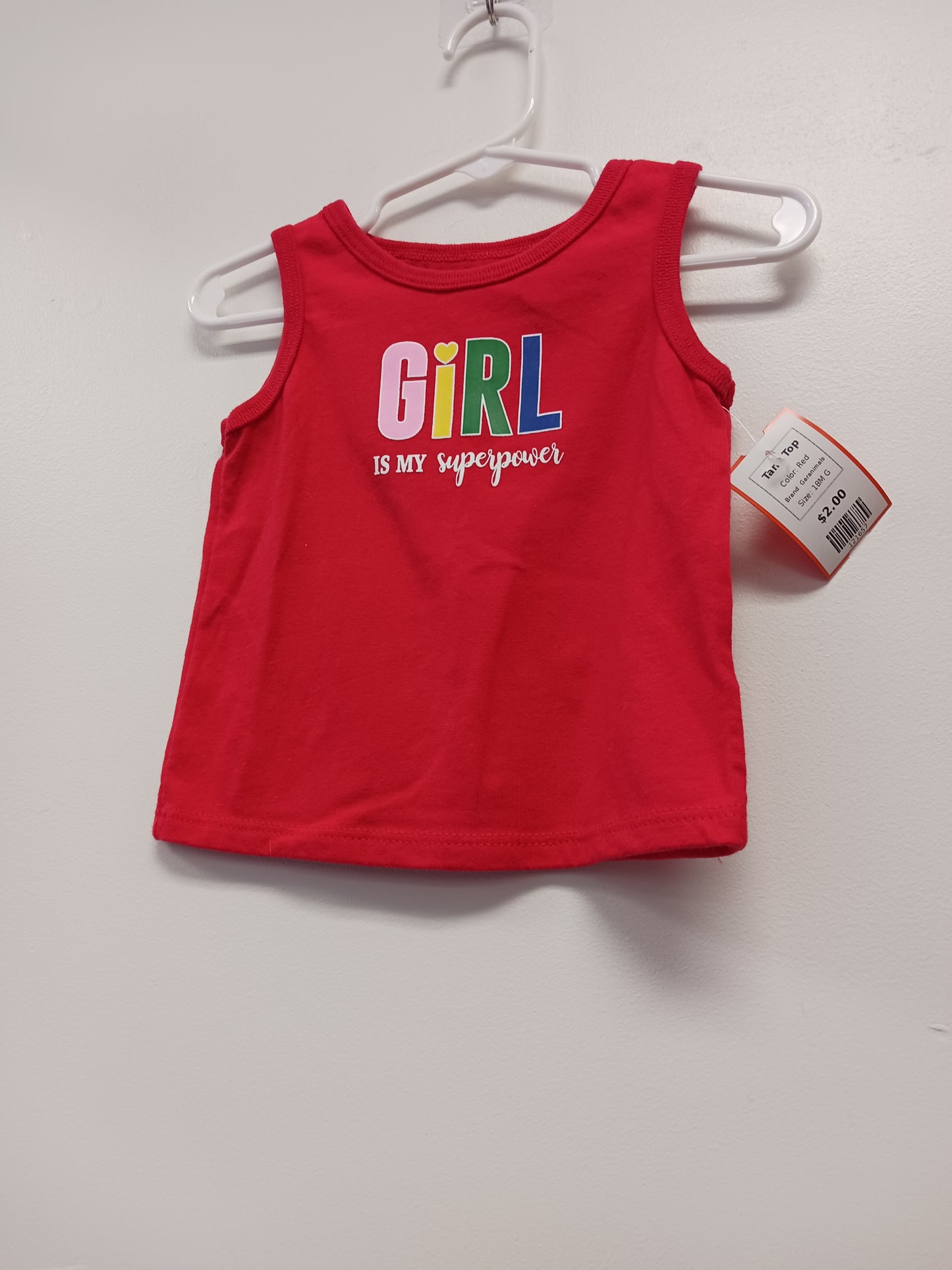 Red Garanimals Tank Top, 18M G