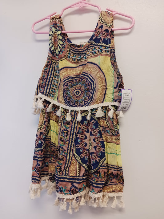 Brown/Yellow Boutique Dress, 3T G