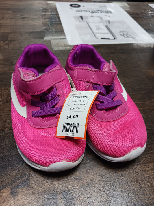 Pink Athletic Works Sneakers, 8 G