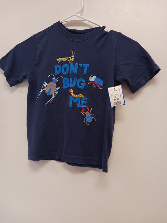 Navy Don't Bug Me Gymboree Shirt, 4T B