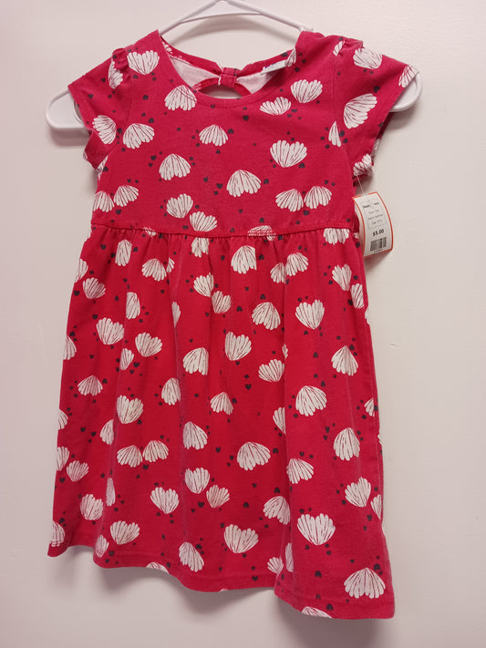 Red Healthtex Heart Dress, 5T G