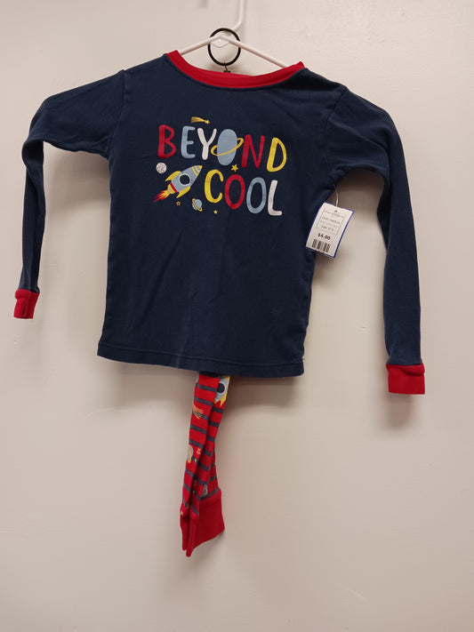 red/blue Wonder Nation 2 Piece Spaceship PJS, 5T B