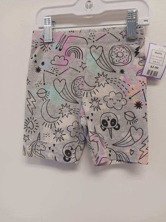 Grey Symbols Wonder Nation Shorts, 6 G