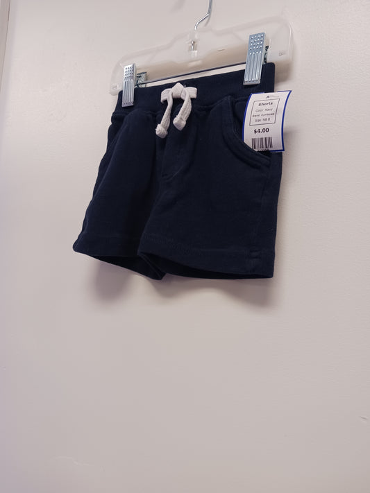 Navy Gymboree Shorts, NB B