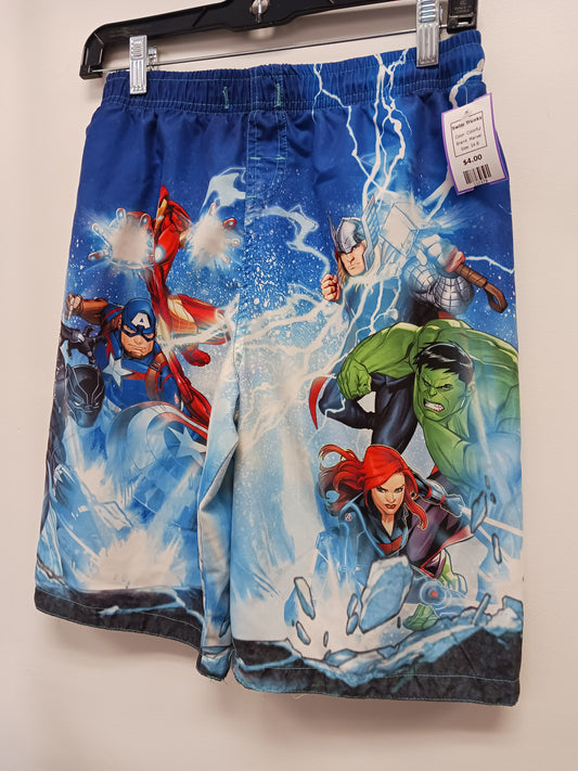 Colorful Marvel Swim Trunks, 14 B