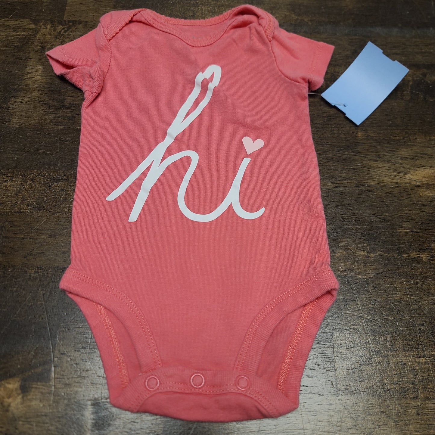 Pink Hi Carters Onesie, 3M G