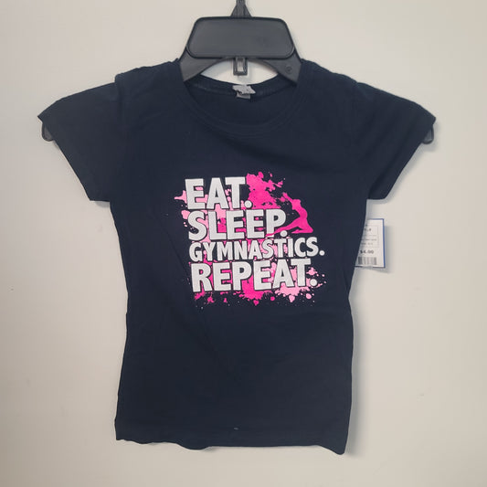 Navy/Pink Gymnastics Next Level Shirt, 6 G