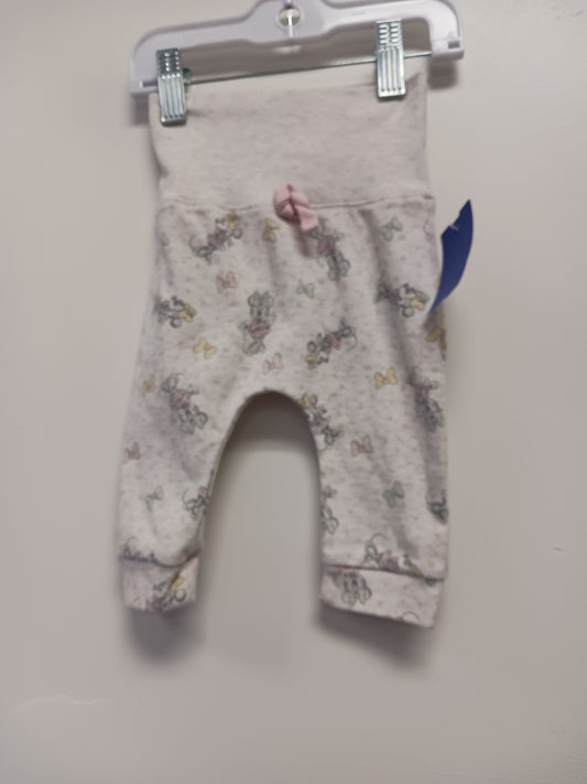 Grey/Pink Minnie Disney Pants, NB G