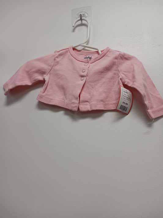 Pink Carters Cardigan, 0-3M G