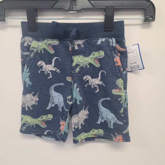 Navy/Colorful Dino Garanimals Shorts, 3T B