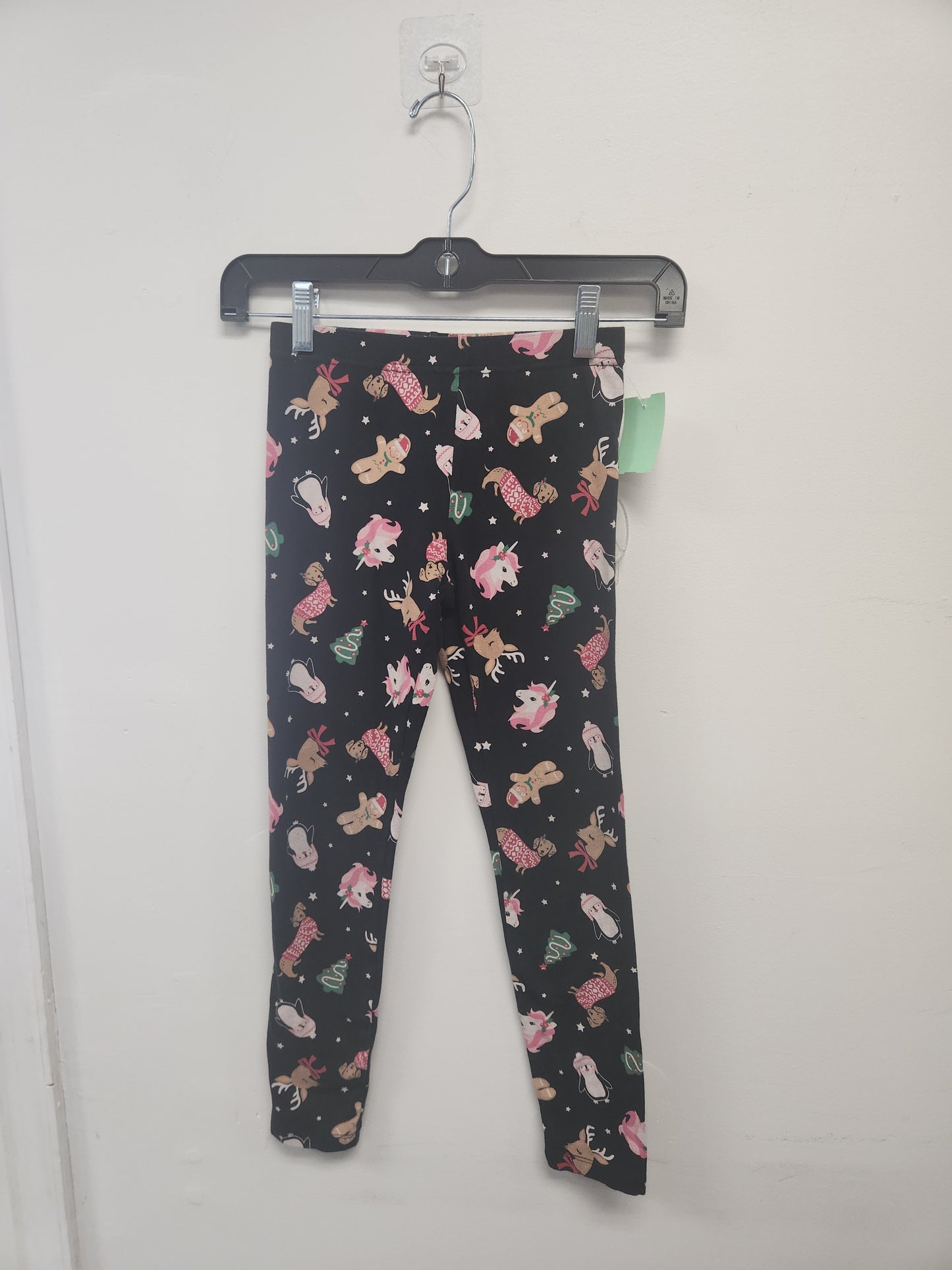 Black Christmas Holiday Time Leggings, 7 G