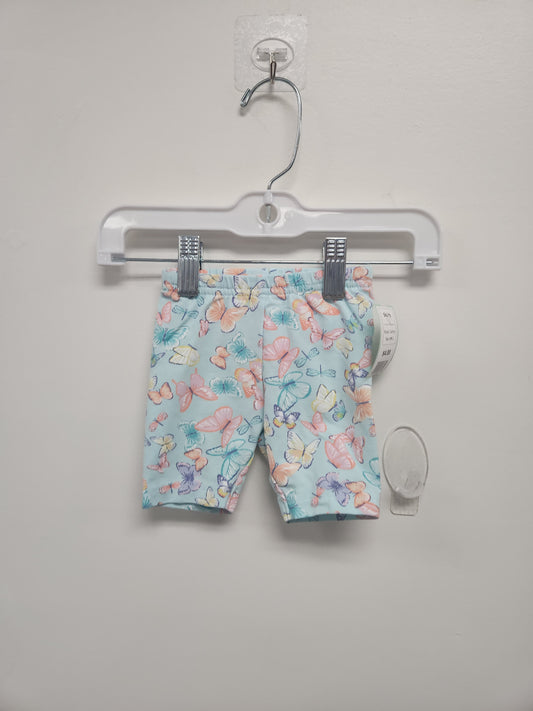 Blue/Colorful Butterfly Carters Shorts, 6M G