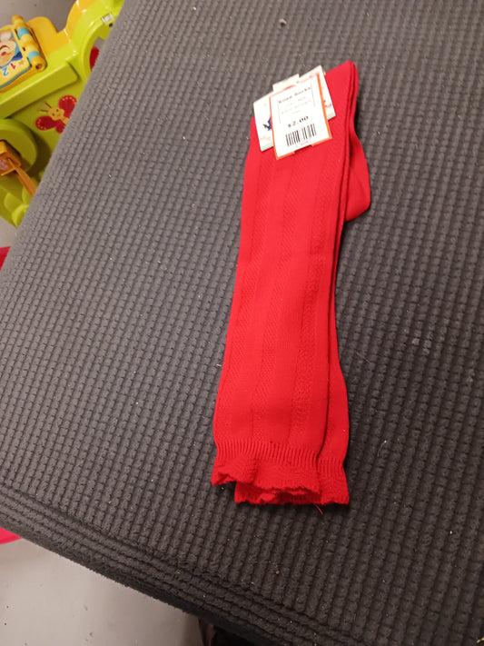 Red Boutique Knee Socks