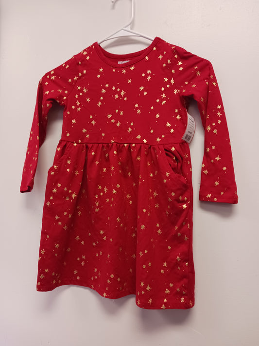 red/gold Garanimals Star Dress, 5T G
