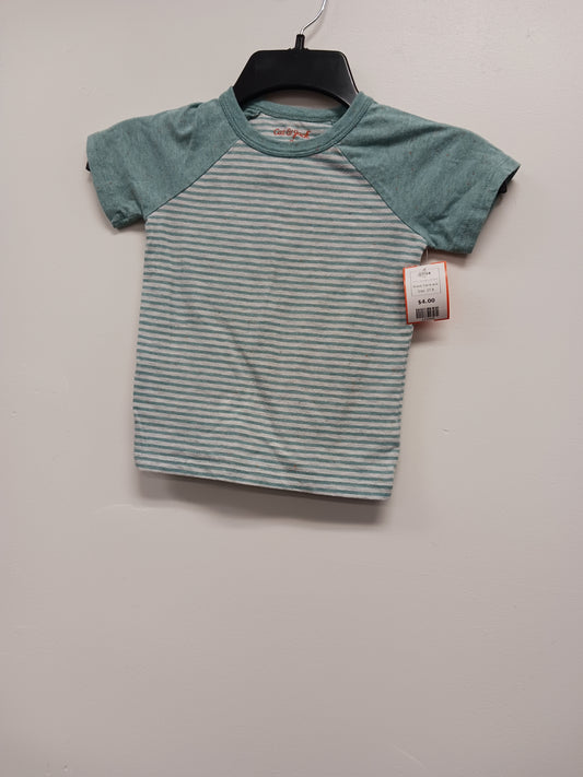Grey/Blue Striped Cat & Jack Shirt, 2T B