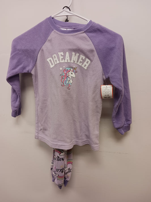 Purple Extremely Me 2 Piece Unicorn PJS, 6 G