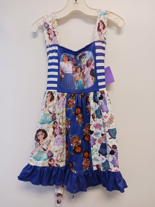 Purple/White Encanto Boutique Dress, 3T G