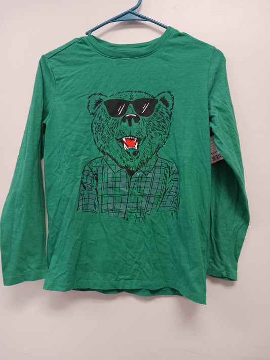 Green Bear Cat & Jack Longsleeve Shirt, 12 B