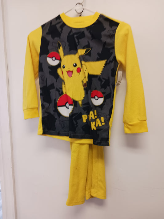 yellow Pokemon 2 Piece Pokomon PJS, 8 B