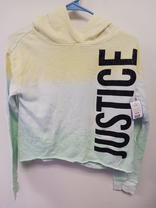 Blue/White/Yellow Justice Hoodie, 14 G