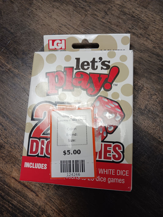 Lets Play 25 Dice Games