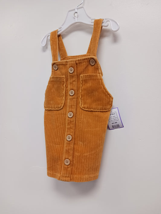 gold Art Class Bib Skirt, 12M G