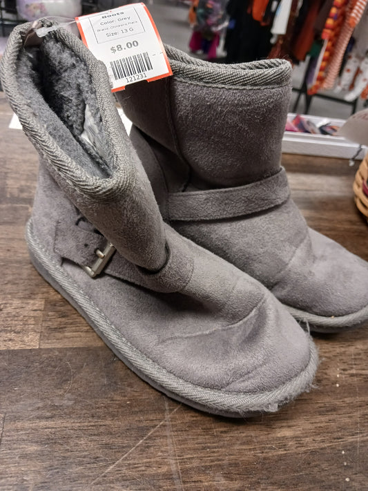 Grey Childrens Place Boots, 13 G