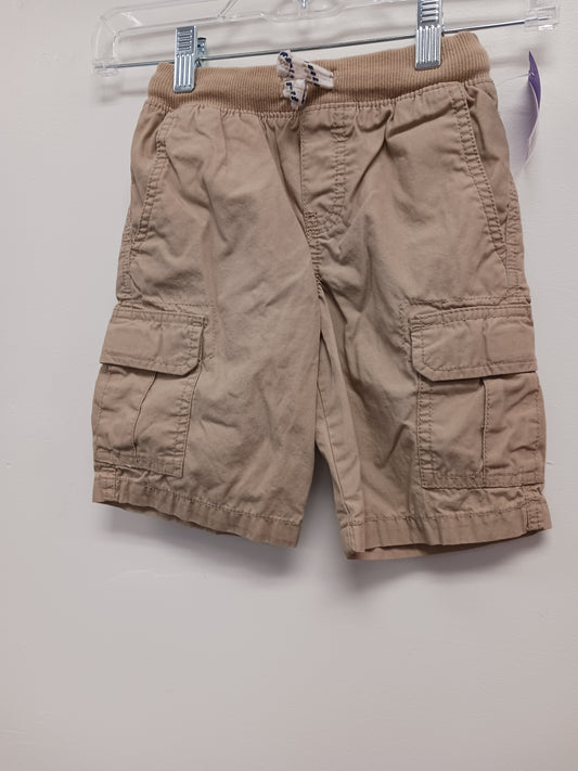 Tan Carters Shorts, 4T B