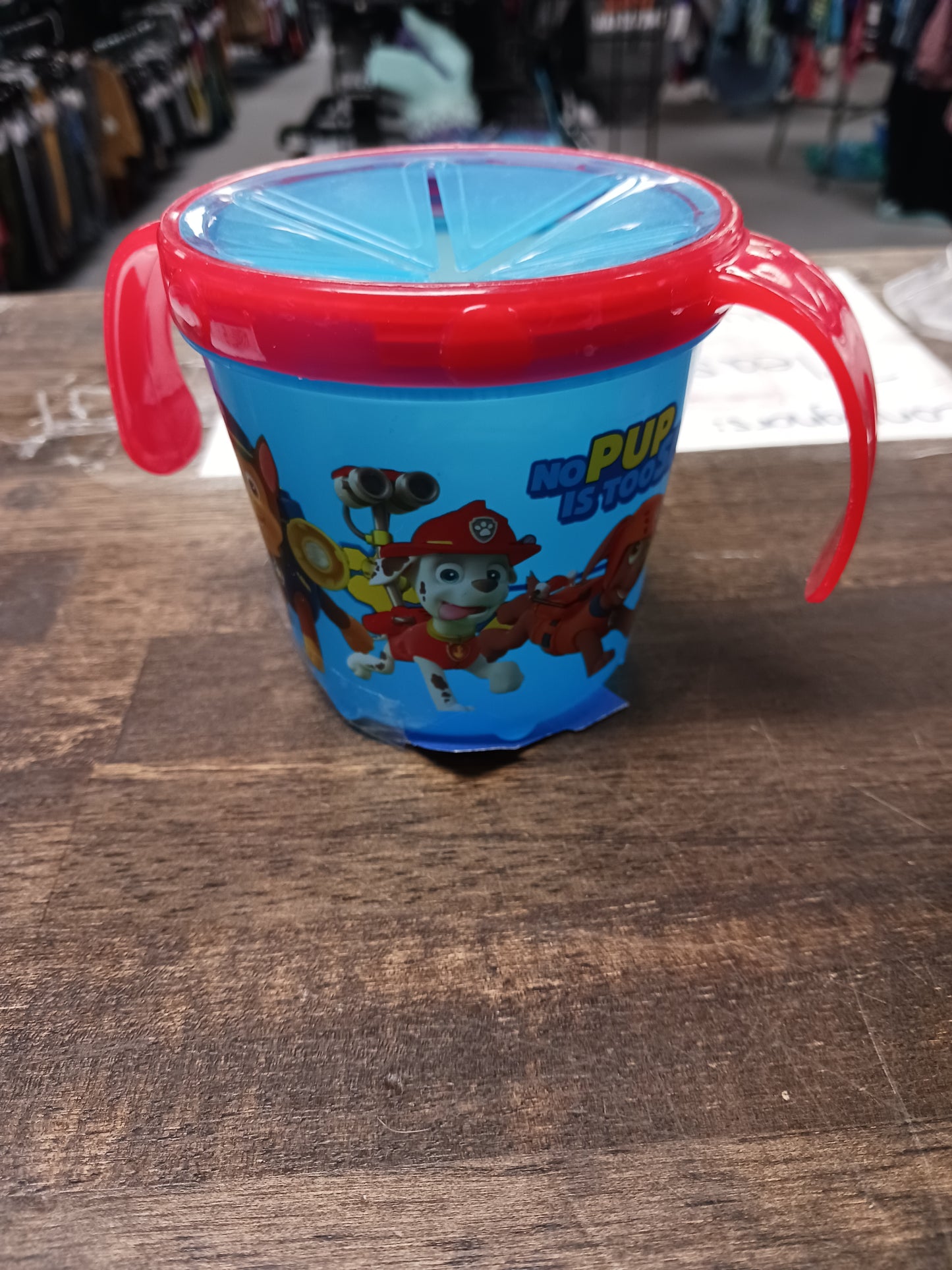 Blue/Red Paw Patrol Snack Cup, OS