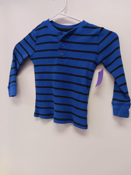 Blue/Black Garanimals Longsleeve Shirt, 3T B