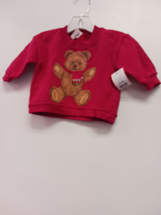 Red Bear Hanes Longsleeve Shirt, 6M B