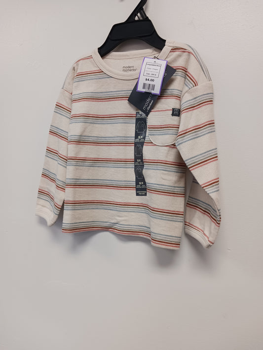 Cream Modern Moments Longsleeve Shirt, 18M B