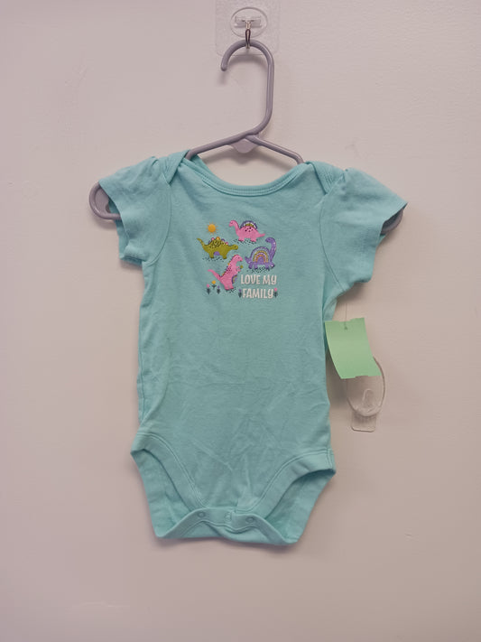 Blue Dino Bundles Baby Place Onesie, 9M G
