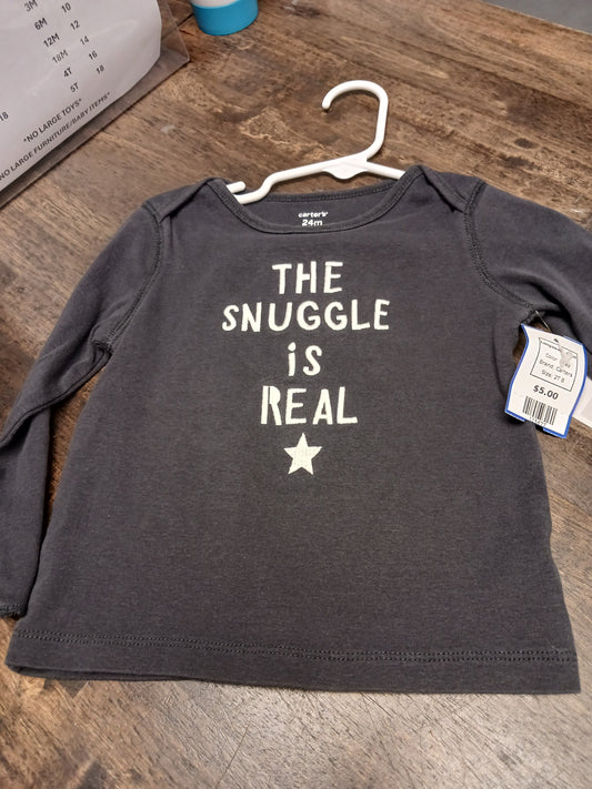 Grey Carters Longsleeve Shirt, 2T B