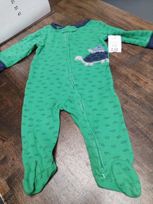 Green/Navy Turtle Carters Sleeper, 9M B