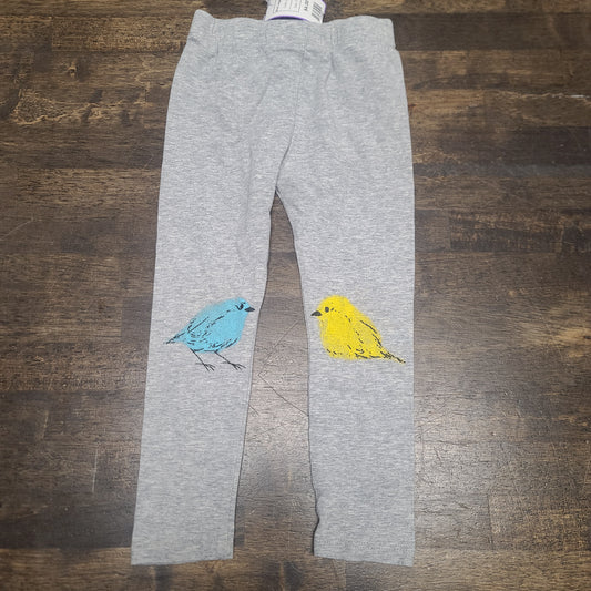 grey Young and Awesome Bird Leggings, 3T G